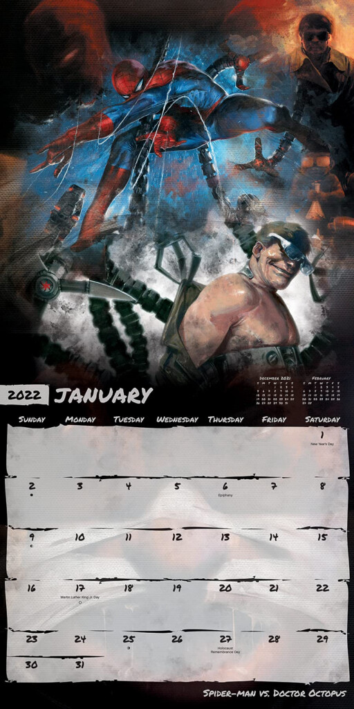 Marvel Heroes Vs Villains Calendar 2024