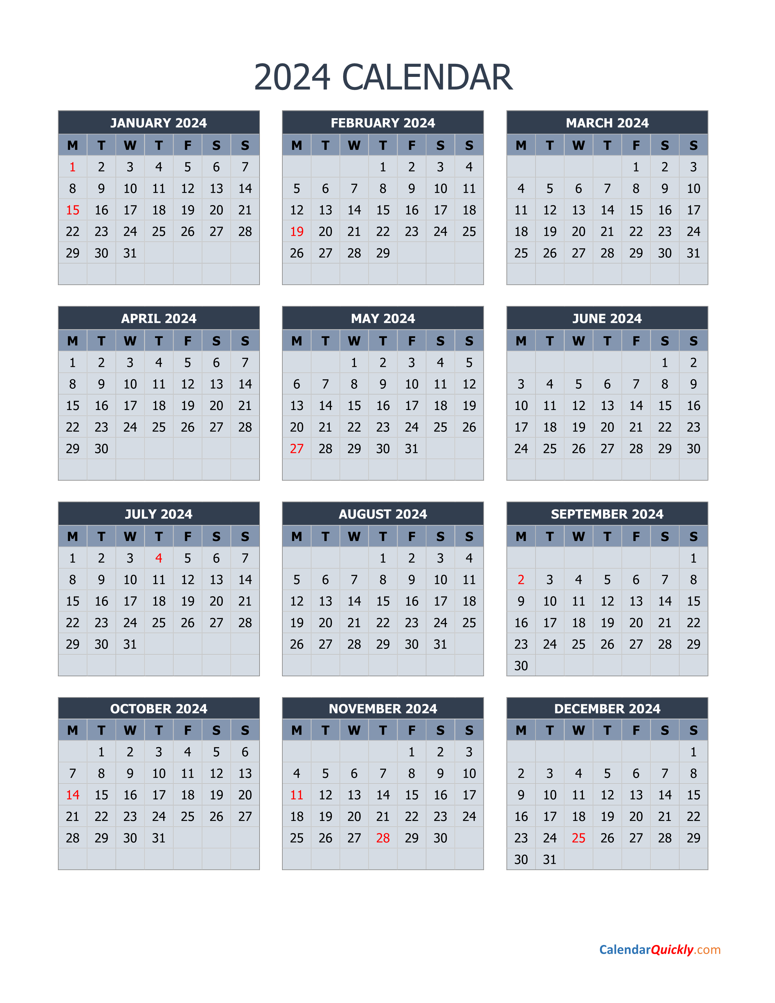 Vertex Calendar 2024 2024 Calendar Printable