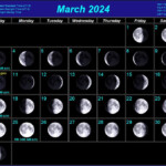 Moon Cycle Calendar 2024