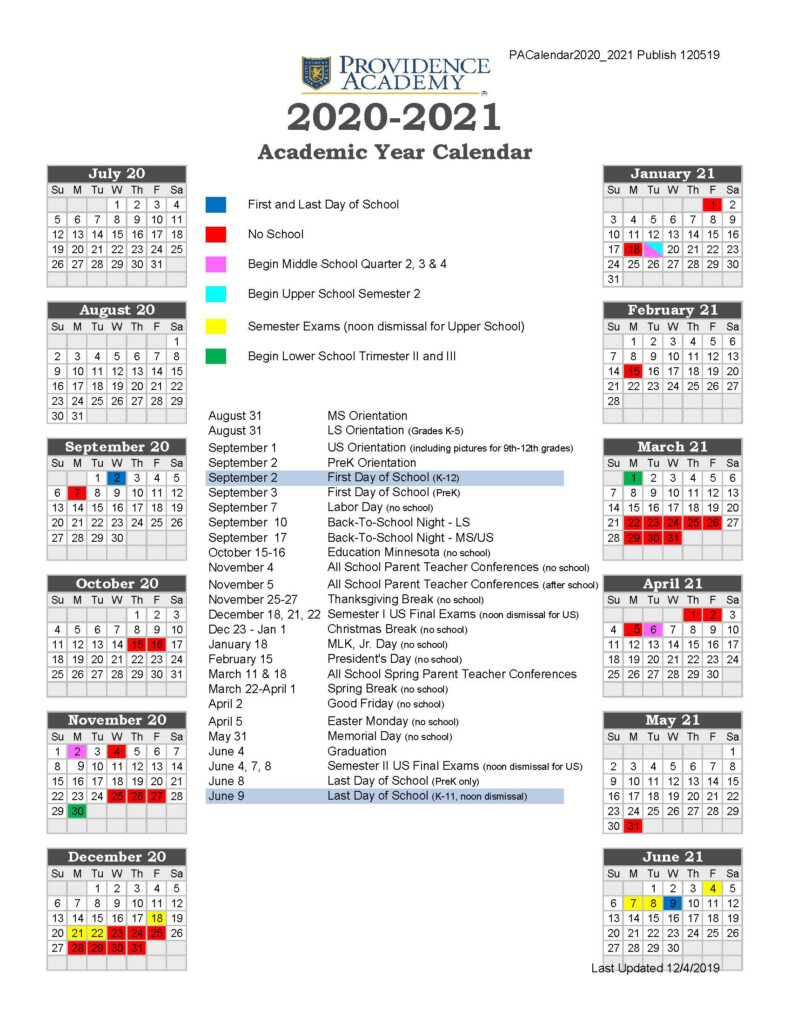 University Of Minnesota Twin Cities Academic Calendar 2024-25