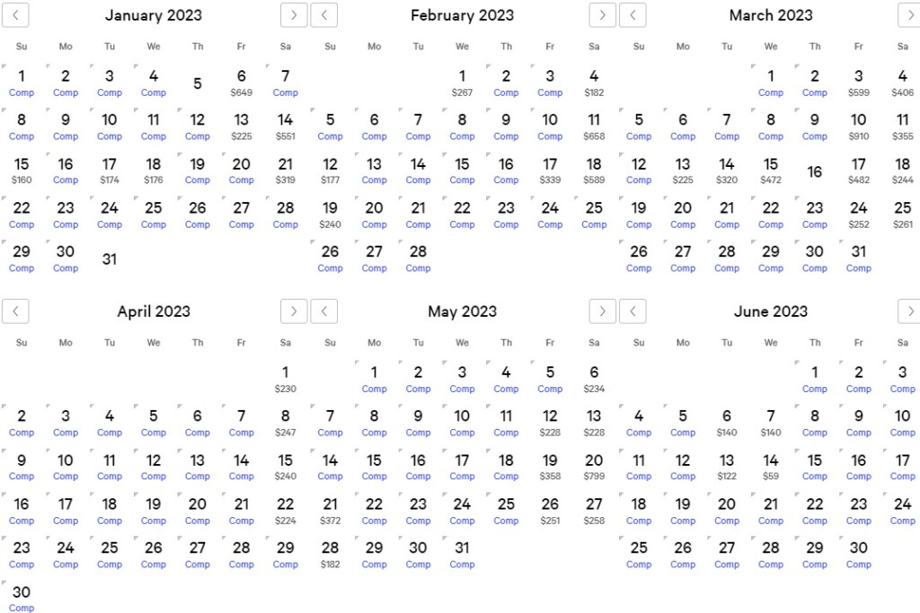 Myvegas Comp Room Calendar April 2024