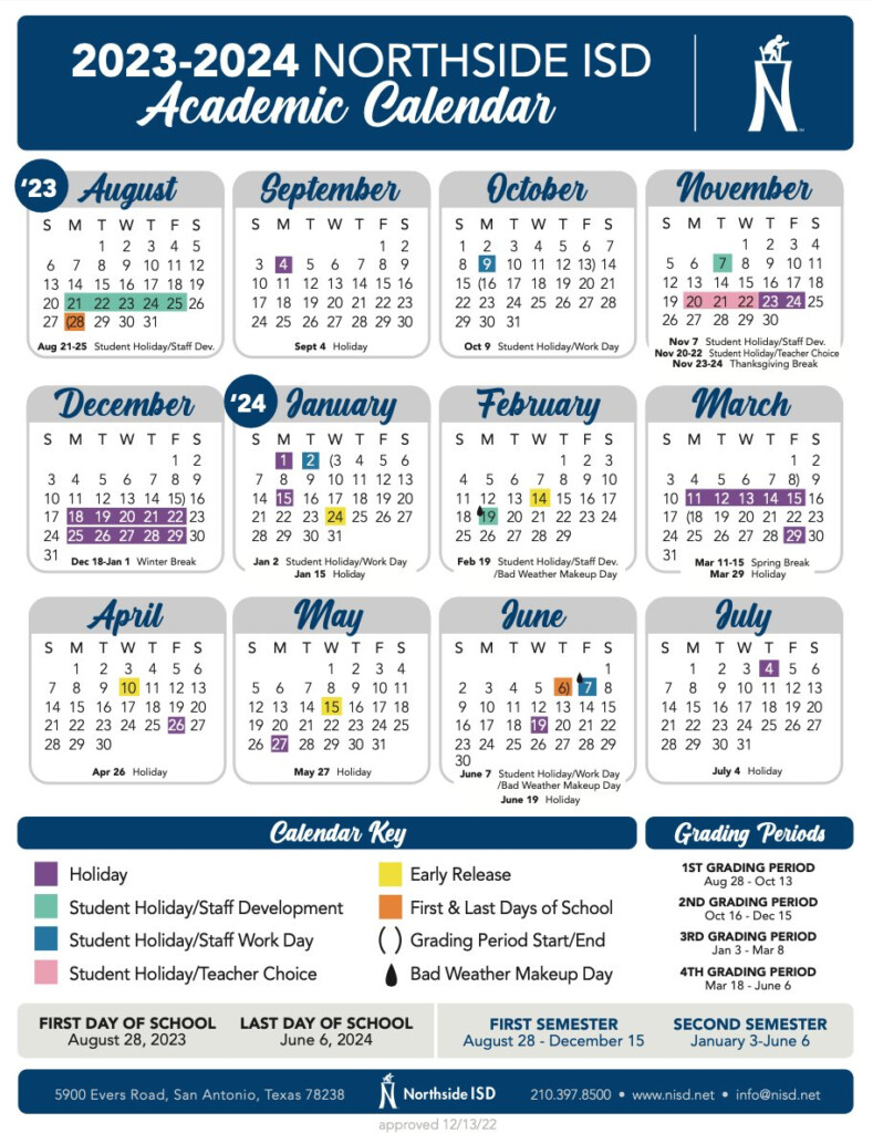 Nisd 2024 To 2023 Calendar