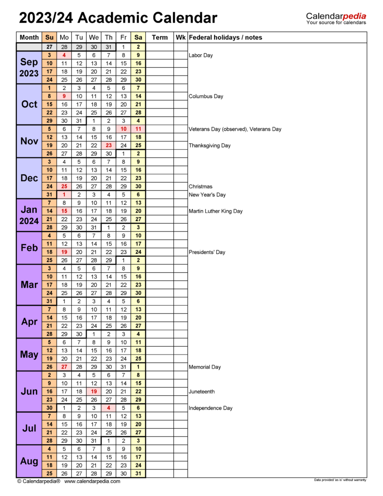 Northeastern Academic Calendar 2024-2023