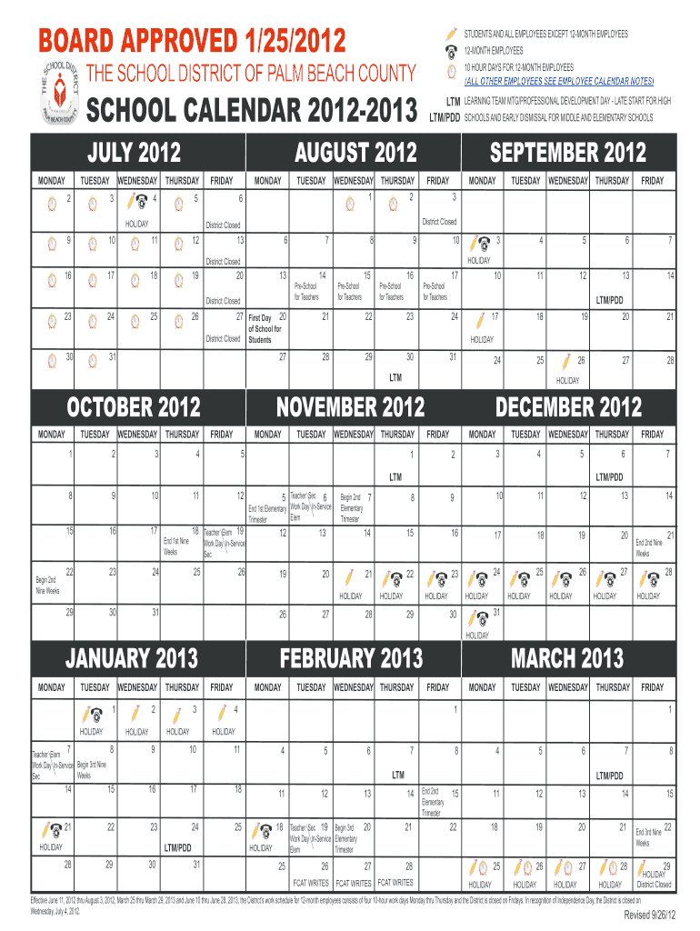 2024 And 2023 School Calendar Palm Beach County