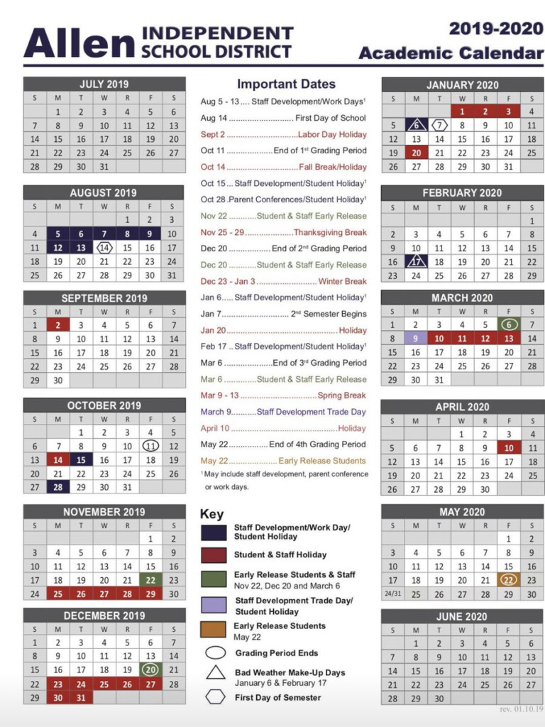 Allen Isd Calendar 2024