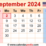 Calendar Sept 2024