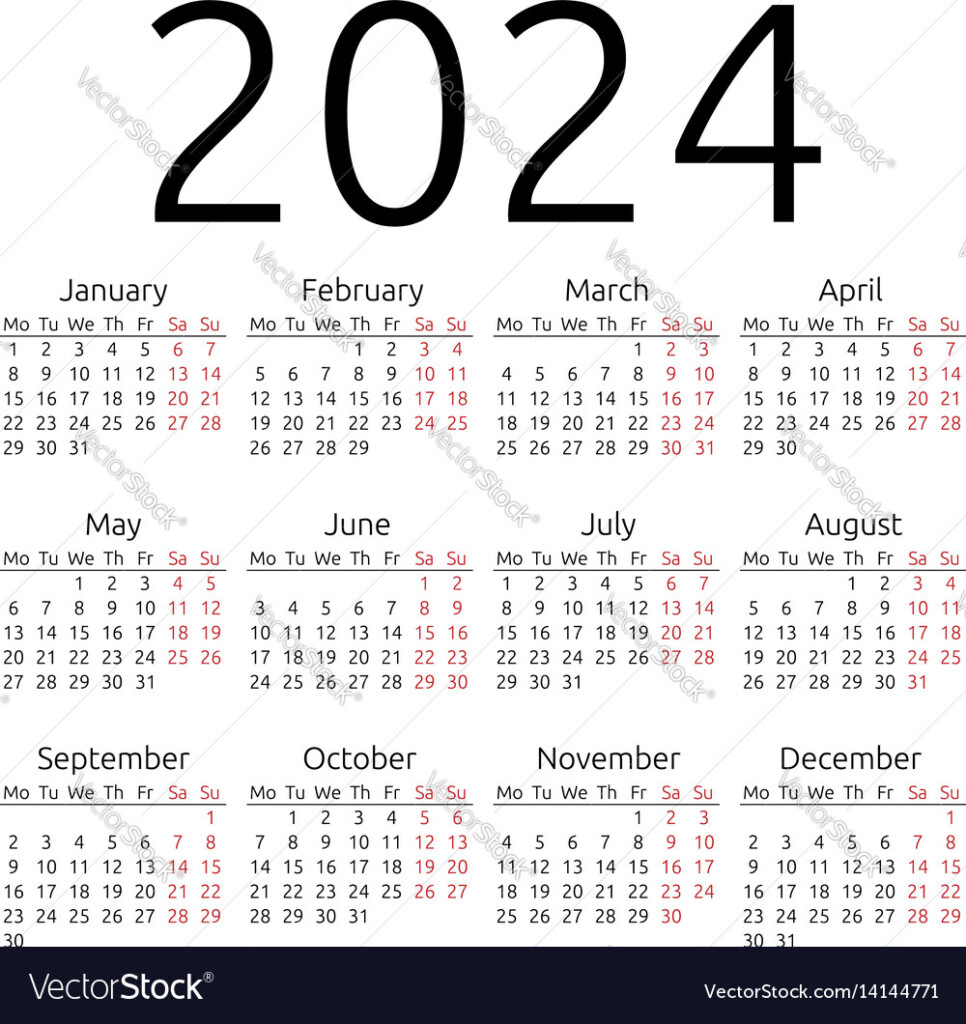 2024 Social Media Calendar