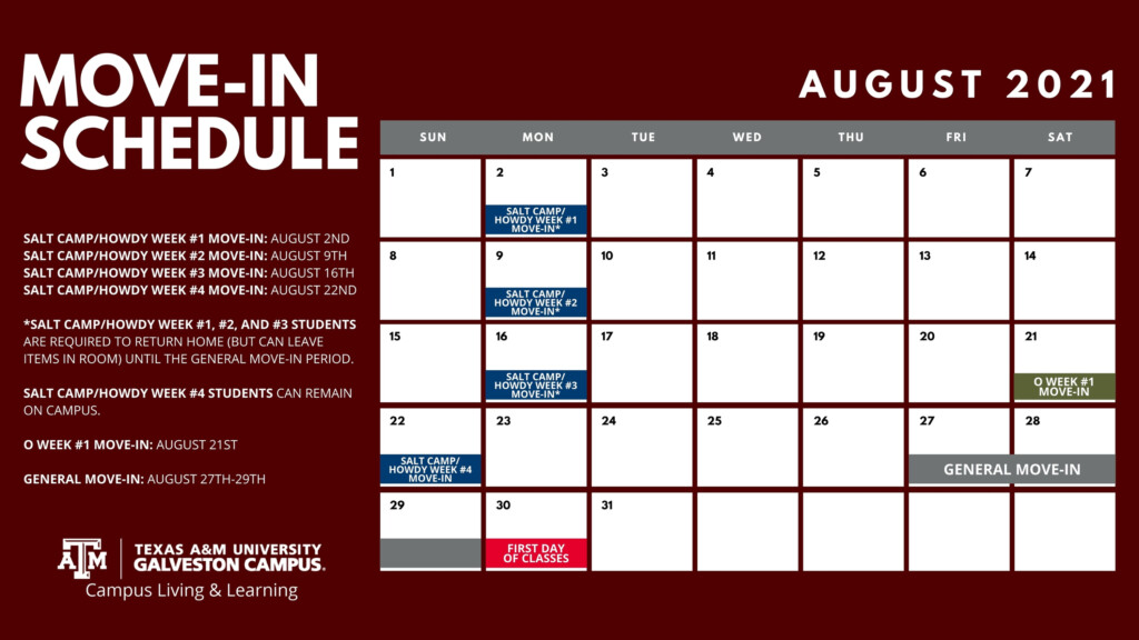 Tamu Academic Calendar 2024