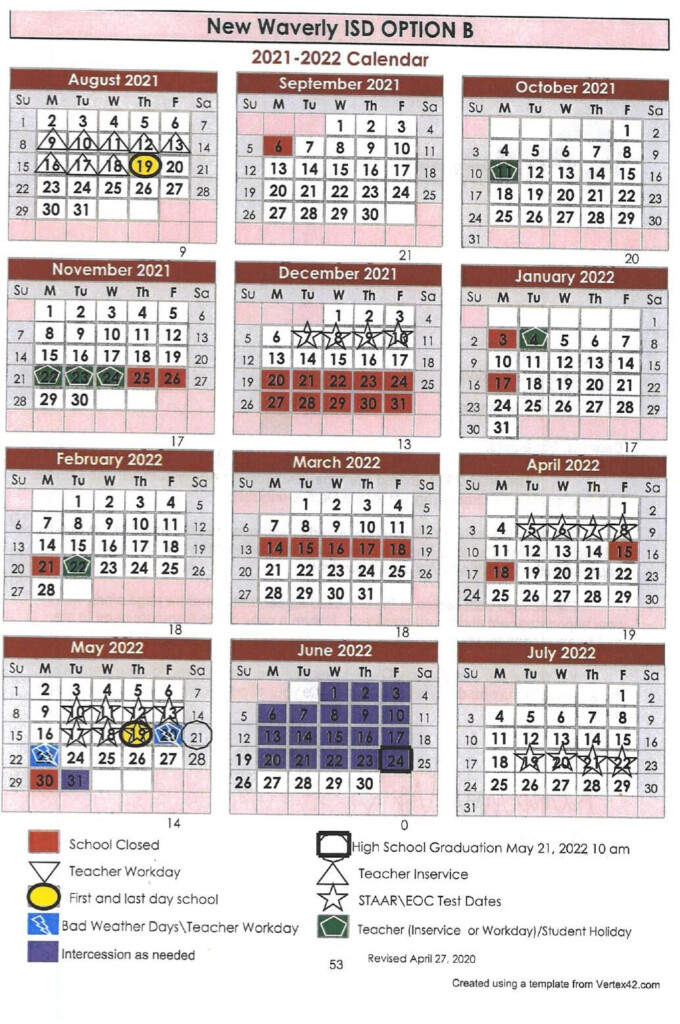 Texas A&m Academic Calendar 2021-2024