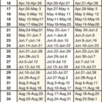 Timeshare Calendar For 2024