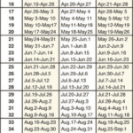 2024 Timeshare Calendar