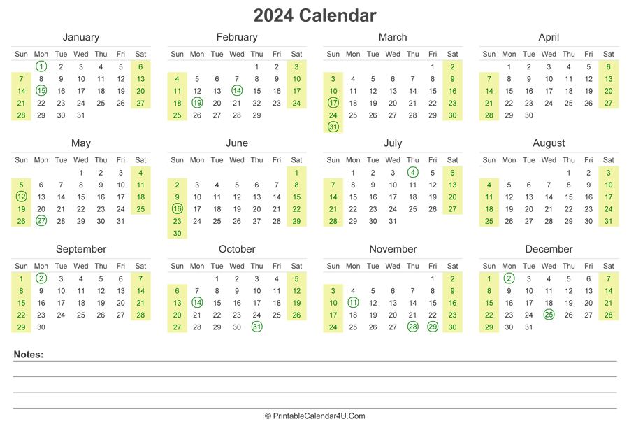 Ttu Spring 2024 Calendar 2024 Calendar Printable - 2024 Calendar Printable