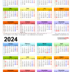 2024 And 2023 Yearly Calendar