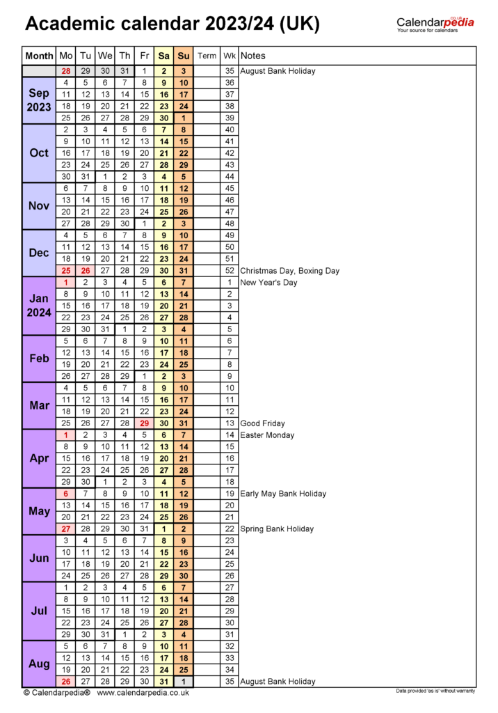 Unc Academic Calendar 2024-2023