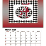 University Of Alabama Calendar 2021-2024