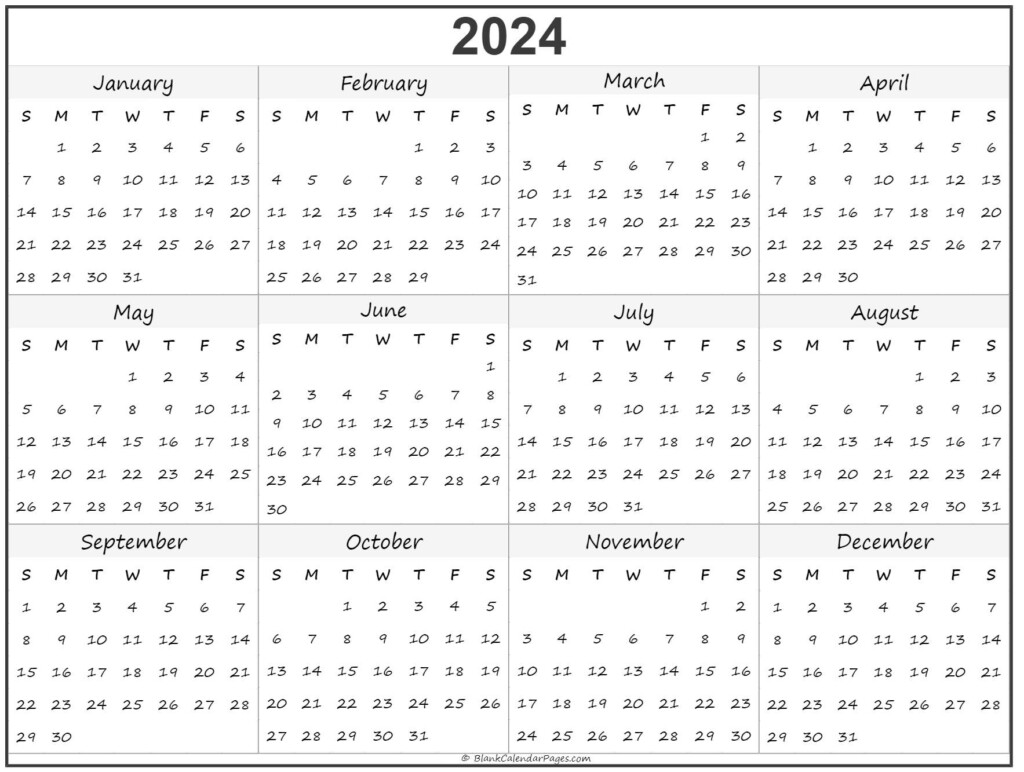 A Fucking 2024 Calendar