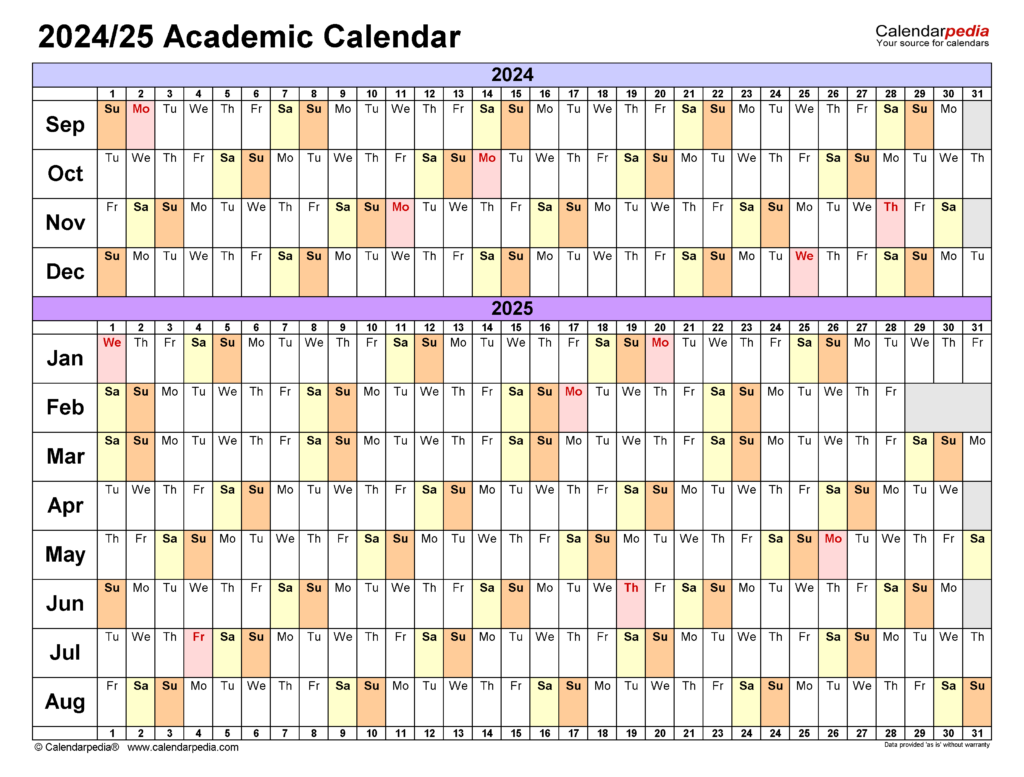 Uta Calendar Spring 2024