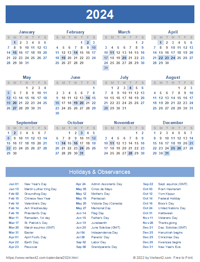 Vertex Calendar 2024 2024 Calendar Printable