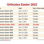 Orthodox Calendar 2024 Pdf