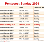 Pentecost 2024 Hebrew Calendar