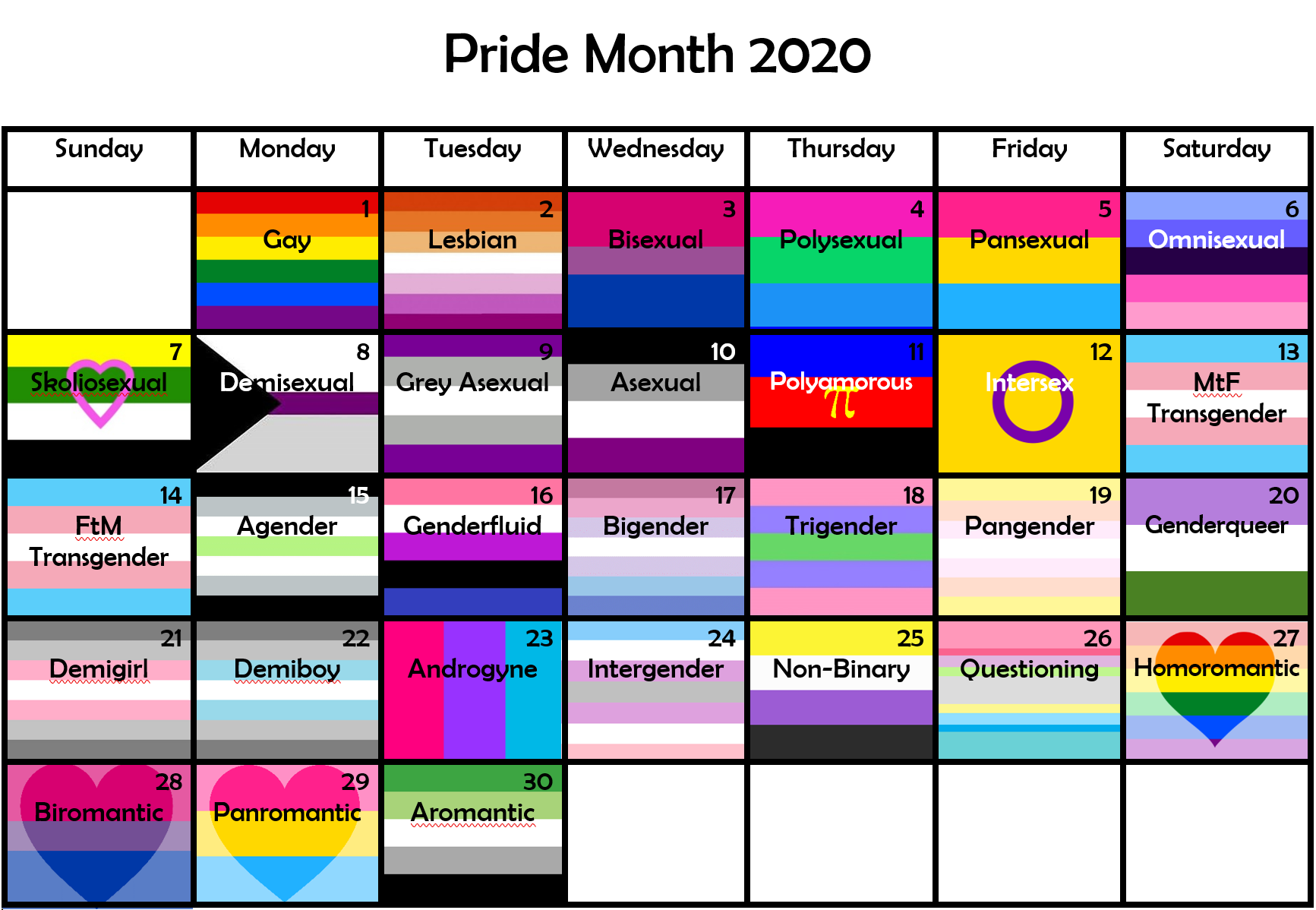 Pride Calendar 2024 2024 Calendar Printable