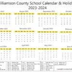 Williamson County School Calendar 2024-25