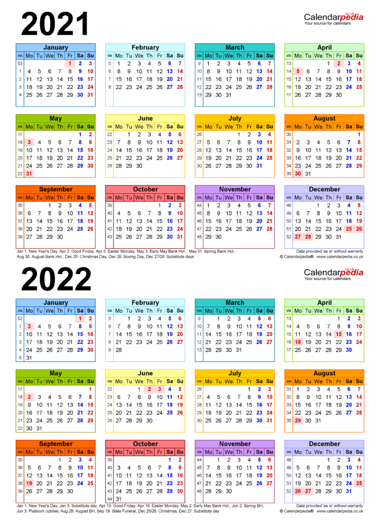 Wpi Calendar 2021-2024